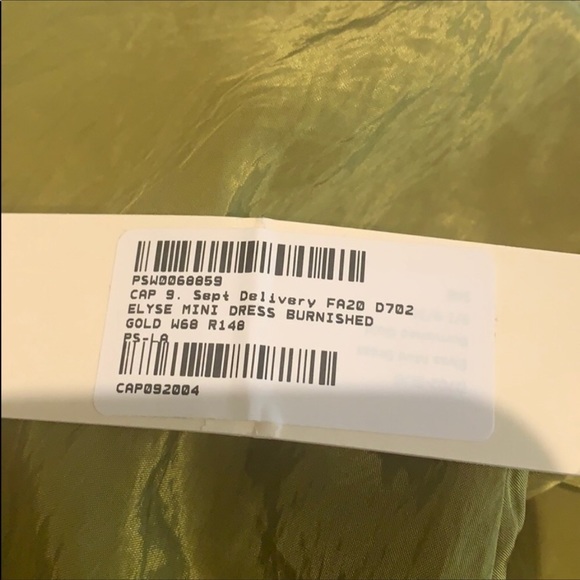 Capulet Elyse mini dress- burnished gold - Picture 7 of 8
